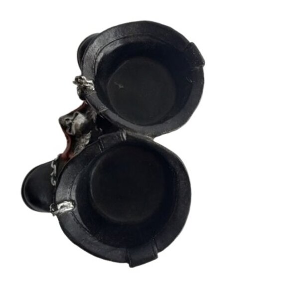 2015 DWK Moto Boot Skelton Born To Ride Salt & Pepper Holder - Picture 5 of 6